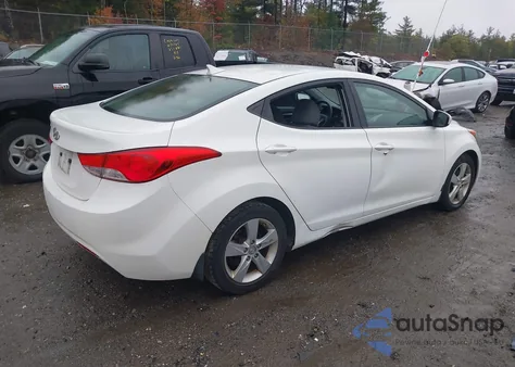 2013 Hyundai Elantra Gls из США, поврежденный, VIN 5NPDH4AE8DH422215
